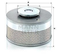 Фильтр, Гидравлическая система привода рабочего оборудования MANN HD 15 005 X (фото 1)