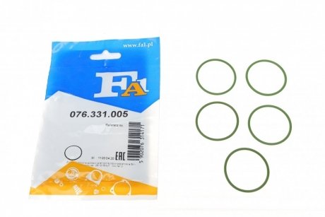 Уплотнительное кольцо/FPM 36,40 x 40,80 x 2,20 green Fischer Automotive One (FA1) 076.331.005 (фото 1)