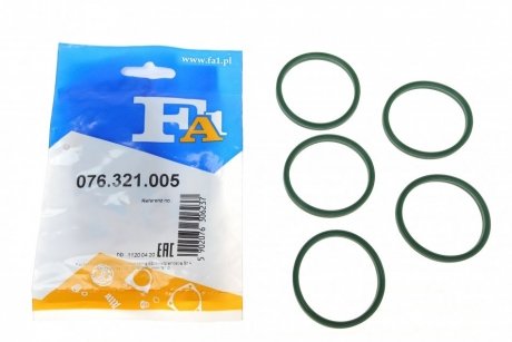 Уплотнительное кольцо/FPM 43,95 x 50,95 x 4,50 green Fischer Automotive One (FA1) 076.321.005 (фото 1)