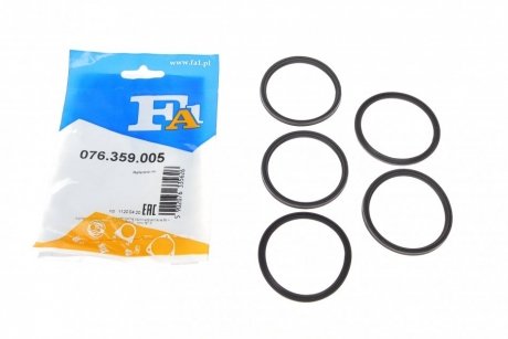 Уплотнительное кольцо/FPM 50,00 x 59,50 x 4,20 black Fischer Automotive One (FA1) 076.359.005 (фото 1)