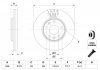 Тормозной диск передний RENAULT Laguna 07- (296*26) BOSCH 0986479551 (фото 5)