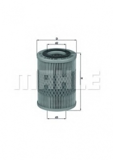 Фильтрующий элемент масляного фильтра Opel, Vauxhall MAHLE / KNECHT OX 159D (фото 1)