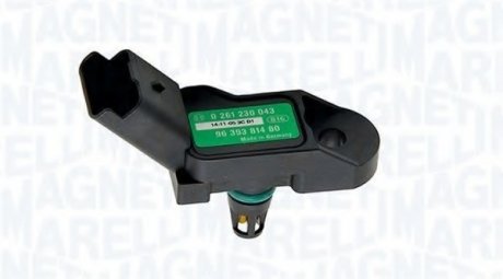 Датчик, давление во впускной трубе MAGNETI MARELLI 215810009700 (фото 1)