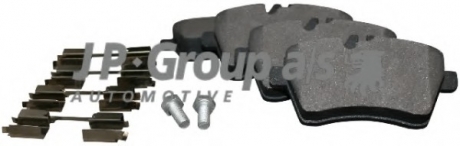 Комплект тормозных колодок, дисковый тормоз JP GROUP 1363601510 (фото 1)