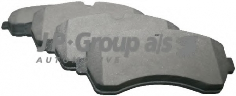 Комплект тормозных колодок, дисковый тормоз JP GROUP 1163601810 (фото 1)