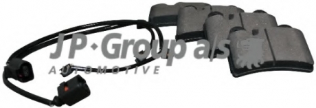 Гальмівні колодки зад. VW Touareg 02-10 (brembo) JP GROUP 1163707110 (фото 1)