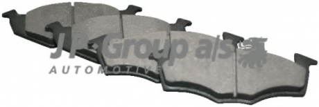 Комплект тормозных колодок, дисковый тормоз JP GROUP 1163600810 (фото 1)