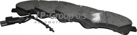 Комплект тормозных колодок, дисковый тормоз JP GROUP 1563603310 (фото 1)