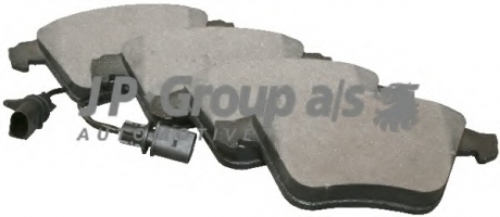 Комплект тормозных колодок, дисковый тормоз JP GROUP 1163602610 (фото 1)