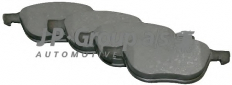Комплект тормозных колодок, дисковый тормоз JP GROUP 1563600110 (фото 1)
