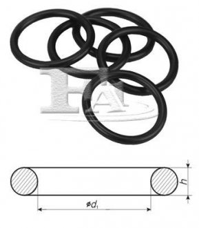 Уплотнительное кольцо/NBR 18,00 x 2,00 Fischer Automotive One (FA1) 602.990.100 (фото 1)
