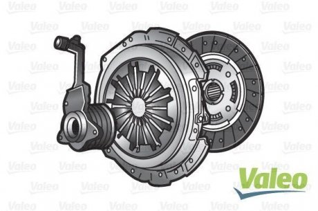 Комплект сцепления + гидравлический выжимной Valeo 834134 (фото 1)