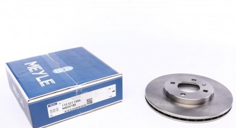 Тормозной диск вентилируемый передний MEYLE 115 521 1006 (фото 1)