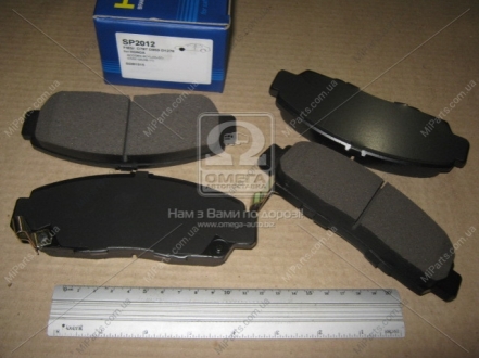 Тормозные колодки дисковые передние BRAKE Hi-Q (SANGSIN) SP2012 (фото 1)
