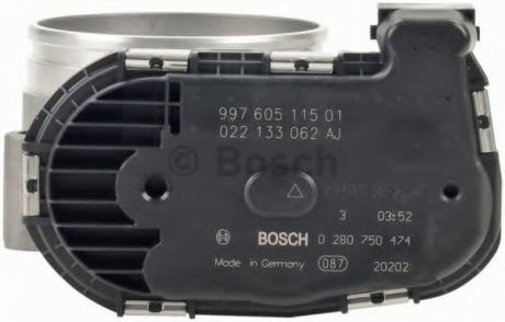 Патрубок дросельної заслінки 0 280 750 474 BOSCH 0280750474 (фото 1)