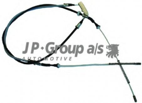 Трос, стояночная тормозная система JP GROUP 1270302600 (фото 1)
