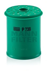 Фильтрующий элемент топливного фильтра MANN P 738 X (фото 1)