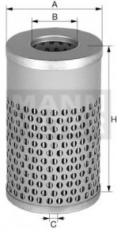 Фильтрующий элемент масляного фильтра MANN H 617 N (фото 1)
