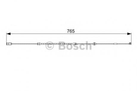 Датчик износа тормозных колодок BOSCH 1987473018 (фото 1)