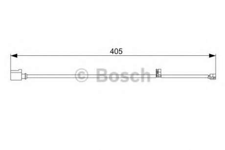 Датчик износа тормозных колодок BOSCH 1987473025 (фото 1)