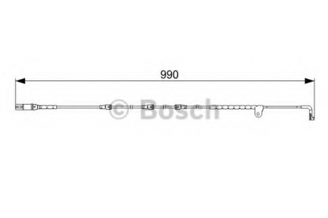 Датчик износа тормозных колодок BOSCH 1987473049 (фото 1)