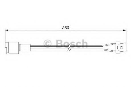 Датчик зносу гальмівних колодок BOSCH 1987474905 (фото 1)