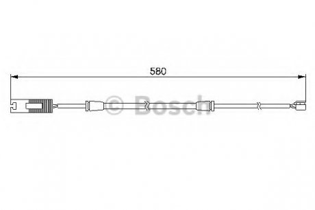 Датчик зношув.гальм колодок BMW 750i E38 \'\'F \'\'94-01 BOSCH 1987474941 (фото 1)