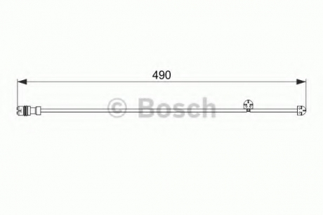 Датчик износа тормозных колодок BOSCH 1987474560 (фото 1)