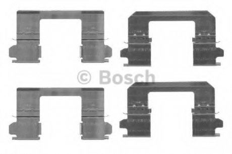 Монтажний набір гальмівних колодок передній BOSCH 1987474461 (фото 1)