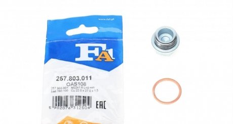 Масляные пробки/M22x15 L=9 Fischer Automotive One (FA1) 257.803.011 (фото 1)