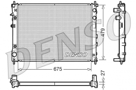 Радіатор основний DENSO DRM36012 (фото 1)