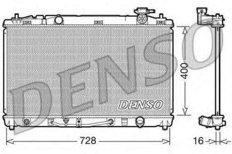 Радіатор основний DENSO DRM50042 (фото 1)