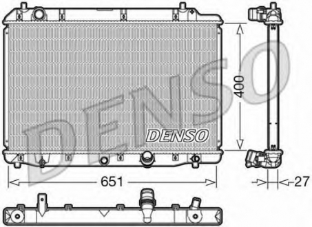 Радіатор DENSO DRM40036 (фото 1)