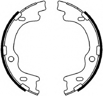 Тормозные колодки барабанные FERODO FSB4022 (фото 1)