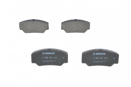 Тормозные колодки дисковые BOSCH 0986491410 (фото 1)