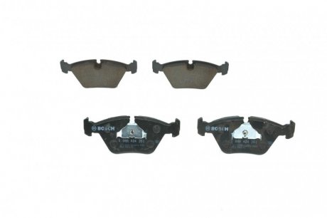 Тормозные колодки дисковые BOSCH 0986424351 (фото 1)