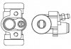Колесный тормозной циліндр BOSCH F026002384 (фото 5)