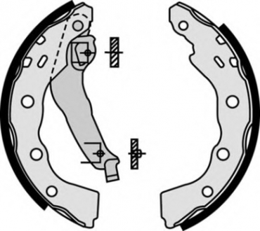 Гальмівні колодки (набір) BREMBO S54515 (фото 1)