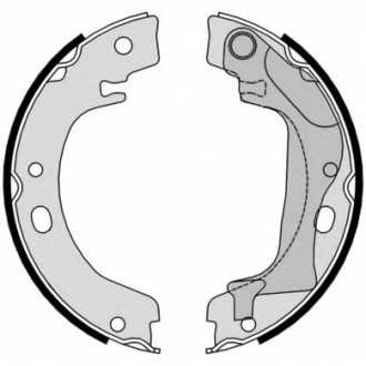 Тормозные колодки барабанні BREMBO S83560 (фото 1)