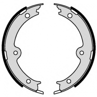 Гальмівні колодки барабані BREMBO S83564 (фото 1)