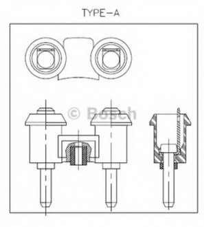 Звуковой сигнал; Звуковой сигнал 0 986 320 133 BOSCH 0986320133 (фото 1)