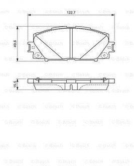 Гальмівні колодки дискові ROBERT BOSCH 0986494670 (фото 1)