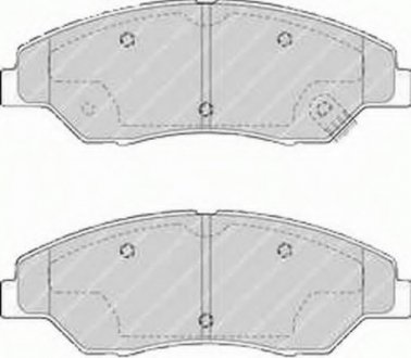 Гальмівні колодки, дискове гальмо (набір) FERODO FDB1536 (фото 1)