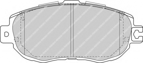 Тормозные колодки дисковые FERODO FDB1558 (фото 1)