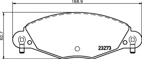 Тормозные колодки дисковые TEXTAR 2327301 (фото 1)