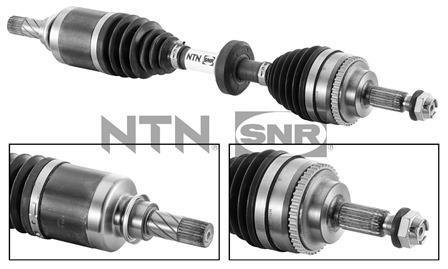 Привідний вал передн. лів 621мм RENAULT CLIO II SNR NTN DK55.136 (фото 1)