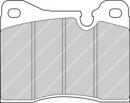 Гальмівні колодки дискові FERODO FDB163 (фото 1)