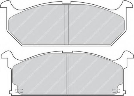 Тормозные колодки дисковые FERODO FDB528 (фото 1)