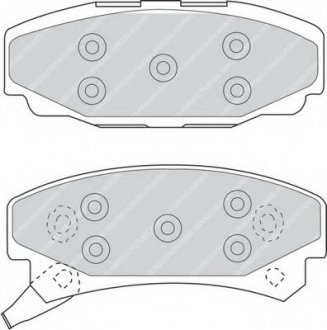 Тормозные колодки дисковые FERODO FDB921 (фото 1)