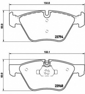 Гальмівні колодки дискові P06 036 BREMBO P06036 (фото 1)